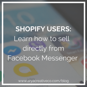 shopify facebook messenger