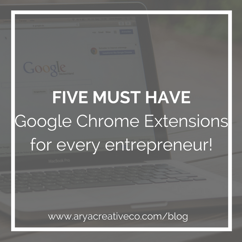 google chrome extensions entrepreneurs