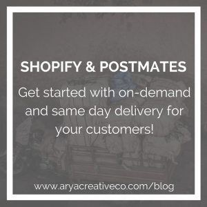 On-Demand Delivery for Shopify Merchants with Postmates SM