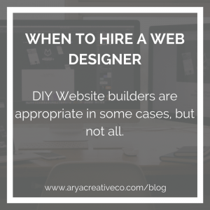 when to hire a web designer