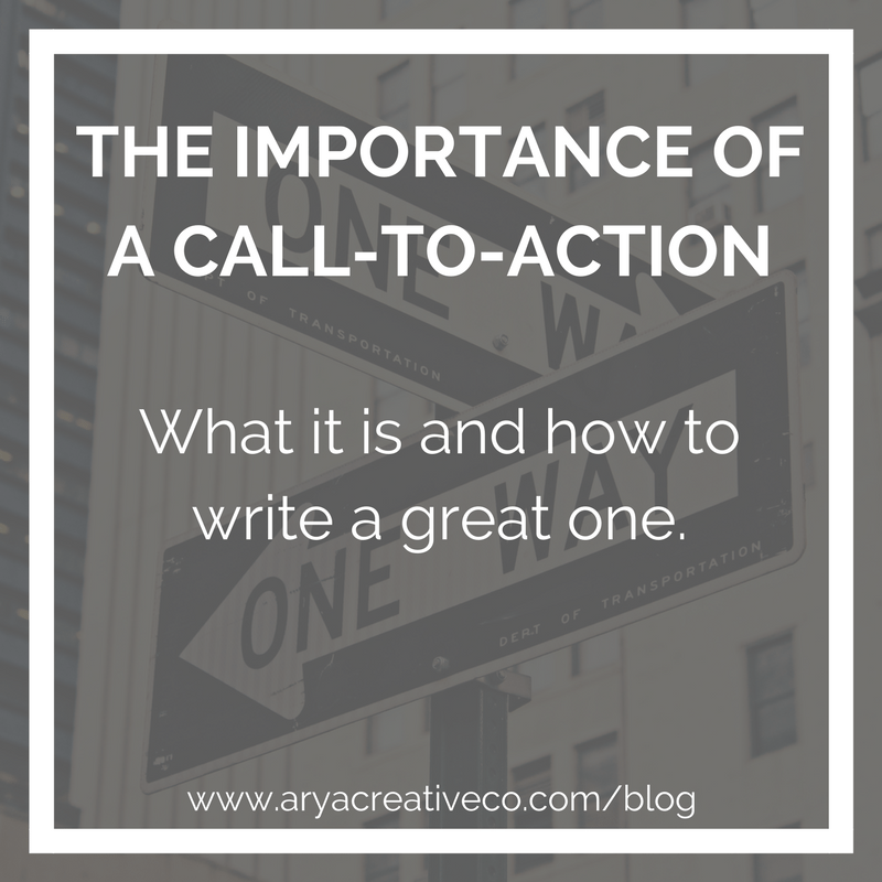 the importance of a call-to-action